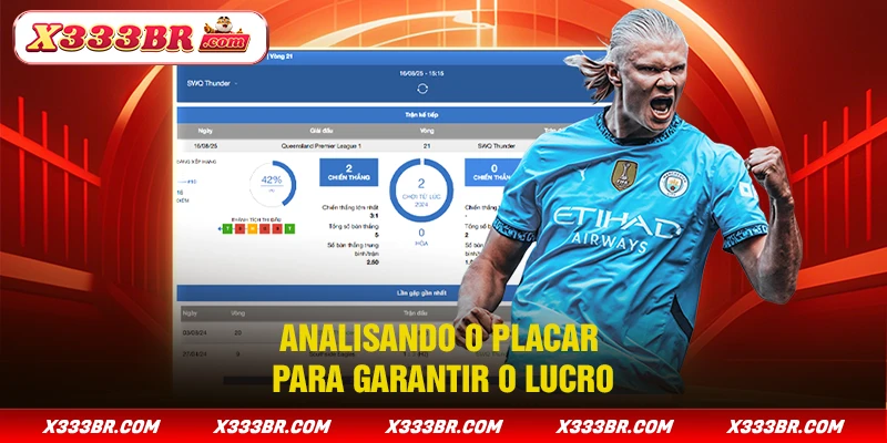 Analisando o placar para garantir o lucro