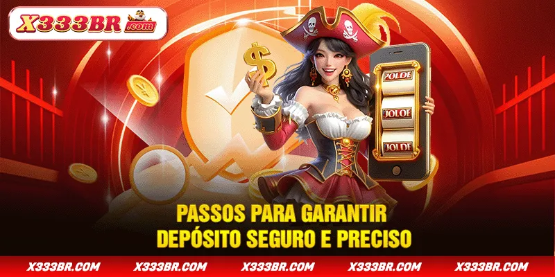 Passos para garantir depósito seguro e preciso