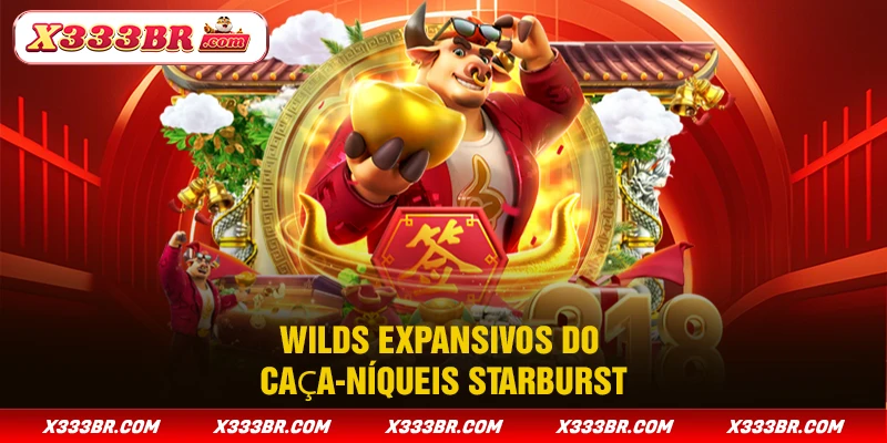 Wilds expansivos do caça-níqueis Starburst